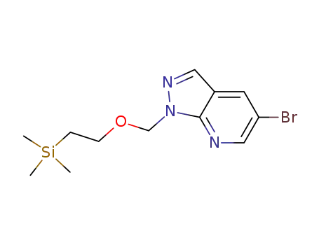 5-bromo-1-{[2-(trimethylsilyl)ethoxy]methyl}-1H-pyrazolo[3,4-b]pyridine