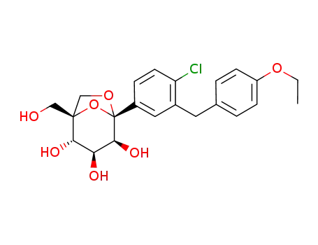 (1S,2S,3S,4S,5S)-5-[4-chloro-3-(4-ethoxybenzyl)phenyl]-1-hydroxymethyl-6,8-dioxabicyclo[3.2.1]octane-2,3,4-triol