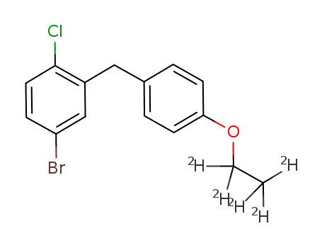 4-bromo-1-chloro-2-(4-(ethoxy-d5)benzyl)benzene