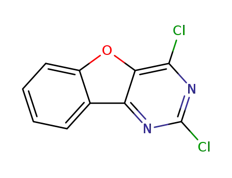 Molecular Structure of 160199-95-1 (2,4-dichlorobenzofuro[3,2-d]pyrimidine)