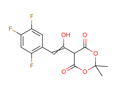5-(1-hydroxy-2-(2,4,5-trifluorophenyl)ethylidene)-2,2-dimethyl-1,3-dioxane-4,6-dione