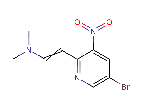 2-(5-bromo-3-nitropyridin-2-yl)-N,N-dimethylethenamine