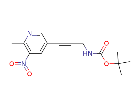 tert-butyl [3-(6-methyl-5-nitropyridin-3-yl)prop-2-yn-1-yl]carbamate