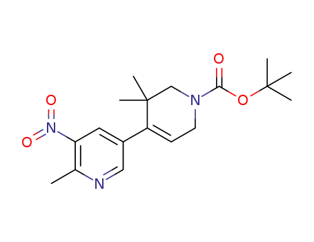 tert-butyl 3',3',6-trimethyl-5-nitro-3',6'-dihydro-3,4'-bipyridine-1'(2'H)-carboxylate