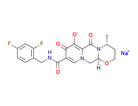 (4R,12aS)-N-(2,4-difluorobenzyl)-7-hydroxy-4-methyl-6,8-dioxo-3,4,6,8,12,12a-hexahydro-2H-pyrido[1′,2′:4,5]pyrazino-[2,1-b][1,3]oxazine-9-carboxamide sodium salt