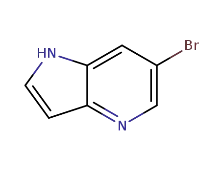 Molecular Structure of 944937-53-5 (6-Bromo-1H-pyrrolo[3,2-b]pyridine)