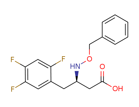 (3R)-Benzyloxyamino-4-(2,4,5-trifluoro-phenyl)-butyric acid