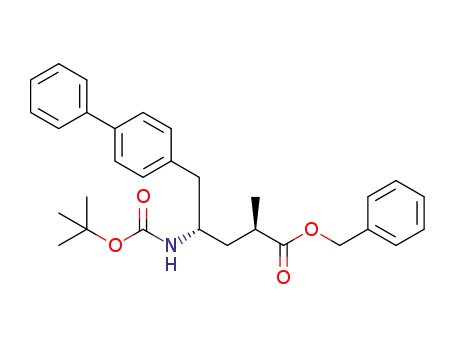 (2R,4S)-5-biphenyl-4-yl-4-tert-butoxycarbonylamino-2-methyl-pentanoic acid benzyl ester