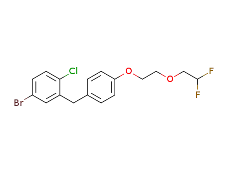 4-bromo-1-chloro-2-(4-(2-(2,2-difluoroethoxy)ethoxy)benzyl)benzene