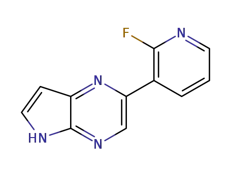 2-(2-fluoropyridin-3-yl)-5H-pyrrolo[2,3-b]pyrazine