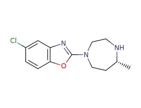 5-chloro-2-[(5R)-hexahydro-5-methyl-1H-1,4-diazepin-1-yl]benzoxazole