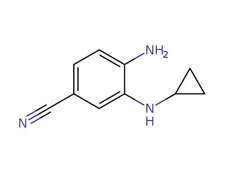 4-amino-3-(cyclopropylamino)benzonitrile