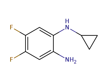 N1‐cyclopropyl‐4,5‐difluorobenzene‐1,2‐diamine