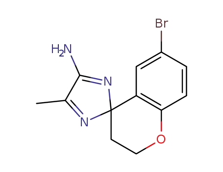 6-bromo-5'-methylspiro[chroman-4,2'-imidazol]-4'-amine