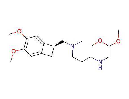 N-{[(7S)-3,4-dimethoxybicyclo[4.2.0]octa-1,3,5-trien-7-yl]methyl}-N'-(2,2-dimethoxyethyl)-N-methylpropane-1,3-diamine