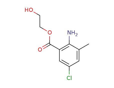 2-hydroxyethyl 2-amino-5-chloro-3-methylbenzoate