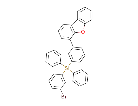 (3-bromophenyl)(3-(dibenzo[b,d]furan-4-yl)phenyl)diphenylsilane