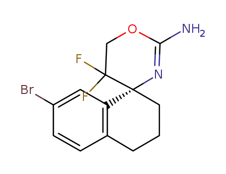 (R)-7-bromo-5',5'-difluoro-3,4,5',6'-tetrahydro-2H-spiro[naphthalene-1,4'-[1,3]oxazin]-2'-amine