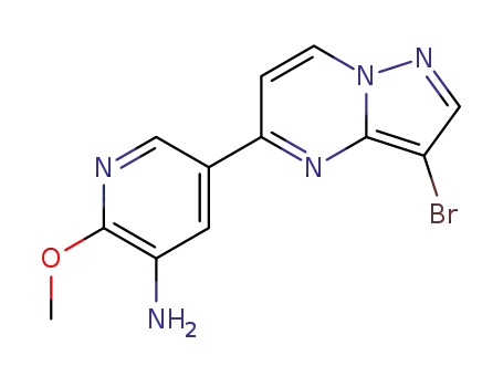 5-(3-bromopyrazolo[1,5-a]pyrimidin-5-yl)-2-methoxypyridin-3-ylamine