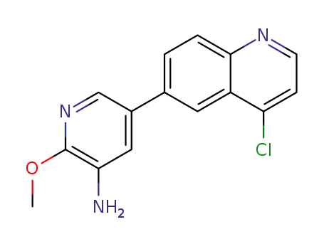 5-(4-chloro-quinolin-6-yl)-2-methoxy-pyridin-3-ylamine