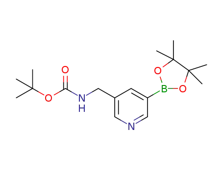 [5-(4,4,5,5-tetramethyl-[1,3,2]dioxaborolan-2-yl)-pyridin-3-ylmethyl]-carbamic acid tert-butyl ester