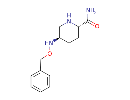 1416134-49-0,(2S,5R)-5-[(benzyloxy)amino]piperidine-2-carboxamide,(2S,5R)-5-[(benzyloxy)amino]piperidine-2-carboxamide;2-Piperidinecarboxamide, 5-[(phenylmethoxy)amino]-, (2S,5R)-;(2S,5R)-5-(benzyloxyamino)-piperidine-2-carboxylic acid amide;(2S,5R)-5-[(Phenylmethoxy)amino]-2-piperidinecarboxamide