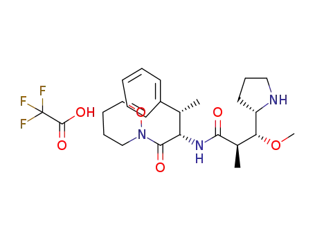 (2R,3R)-3-methoxy-2-methyl-N-[(2S,3S)-1-(1,2-oxazinan-2-yl)-1-oxo-3-phenylbutan-2-yl]-3-[(2S)-pyrrolidin-2-yl]propanamide, trifluoroacetic acid salt