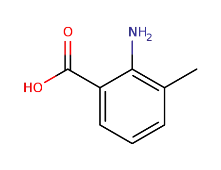Molecular Structure of 4389-45-1 (3-Methylanthranilic acid)