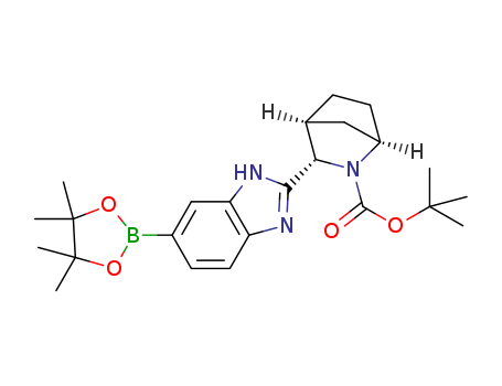 (1R,3S,4S)-tert-butyl 3-(6-(4,4,5,5-tetraMethyl-1,3,2-dioxaborolan-2-yl)-1H-benzo[d]iMidazol-2-yl)-2-azabicyclo[2.2.1]heptane-2-carboxylate(1256387-87-7)