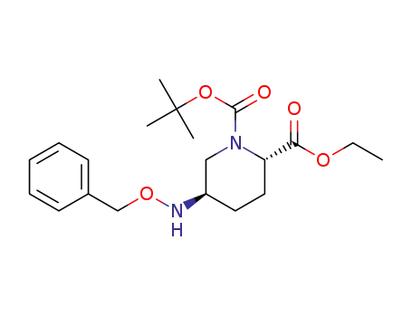 (2S,5R)-5-(benzyloxyamino)piperidin-1,2-dicarboxylic acid 1-tert-butyl ester 2-ethyl ester