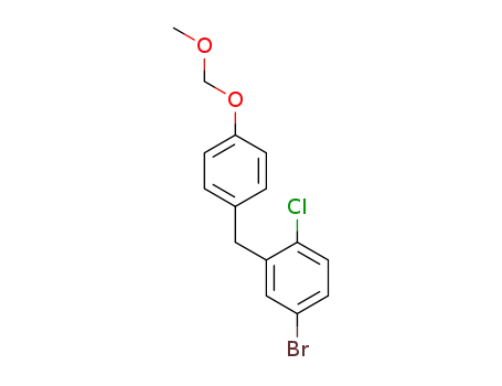 4-bromo-1-chloro-2-(4-(methoxymethoxy)benzyl)-benzene