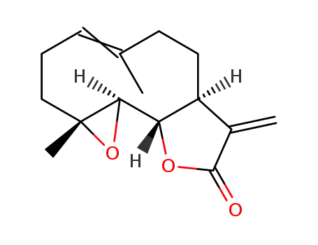 5β-epoxy-germacra-1-(10),11-(13)-dien-12,6α-olide
