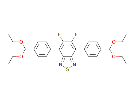 4,7-bis(4-(diethoxymethyl)phenyl)-5,6-difluorobenzo[c][1,2,5]thiadiazole