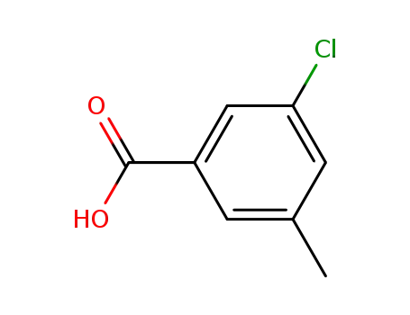 Molecular Structure of 56961-33-2 (3-CHLORO-5-METHYL-BENZOIC ACID)