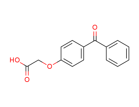 (p-Benzoylphenoxy)acetic acid cas  6322-83-4