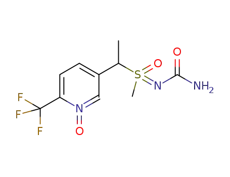 1-[methyl(oxido){1-[1-oxido-6-(trifluoromethyl)pyridin-3-yl]ethyl}-λ6-sulfanylidene]urea
