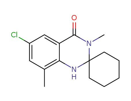 6'-chloro-3',8'-dimethyl-1'H-spiro[cyclohexane-1,2'-quinazolin]-4'(3'H)-one