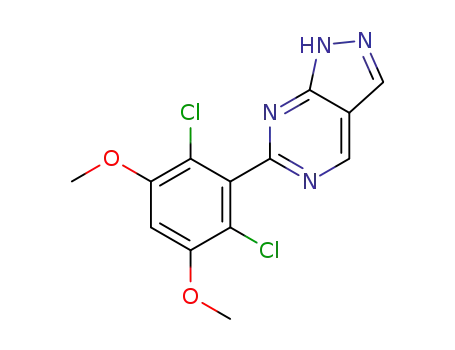 6-(2,6-dichloro-3,5-dimethoxyphenyl)-1H-pyrazolo[3,4-d]pyrimidine