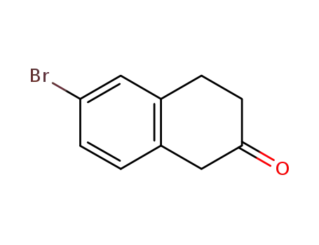 Molecular Structure of 4133-35-1 (6-Bromo-2-tetralone)