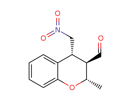 (-)-(2S,3R,4R)-2-methyl-4-(nitromethyl)chroman-3-carbaldehyde