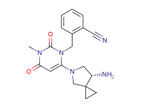 (R)-6-(7-amino-5-azaspiro[2.4]heptan-5-yl)-1-(2-cyanobenzyl)-3-methylpyrimidine-2,4(1H,3H)-dione