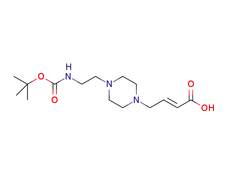 (2E)‐4‐[4‐(2‐{[(tert‐butoxy)carbonyl]amino}ethyl)piperazin‐1‐yl]but‐2‐enoic acid