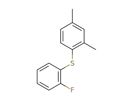 (2,4-dimethylphenyl)(2-fluorophenyl)sulfane