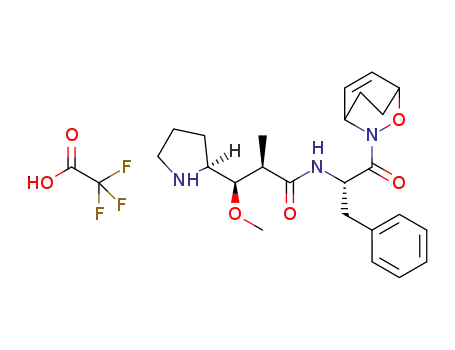 (2R,3R)-3-methoxy-2-methyl-N-[(2S)-1-(2-oxa-3-azabicyclo[2.2.2]oct-5-en-3-yl)-1-oxo-3-phenylpropan-2-yl]-3-[(2S)-pyrrolidin-2-yl]propanamide trifluoroacetate