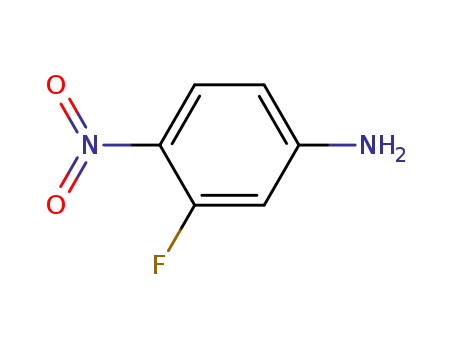 Molecular Structure of 2369-13-3 (3-Fluoro-4-nitroaniline)