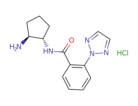 N-[(1S,2S)-2-aminocyclopentyl]-2-(2H-1,2,3-triazol-2-yl)benzamide hydrochloride