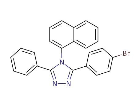 3-(4-bromophenyl)-4-naphthyl-5-phenyl-1,2,4-triazole