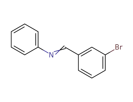 Molecular Structure of 18467-14-6 (Benzenamine, N-[(3-bromophenyl)methylene]-)