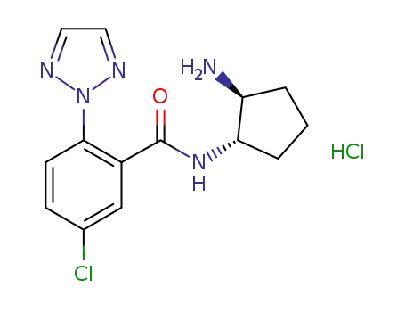 N-[(1S,2S)-2-aminocyclopentyl]-5-chloro-2-(2H-1,2,3-triazol-2-yl)benzamide hydrochloride