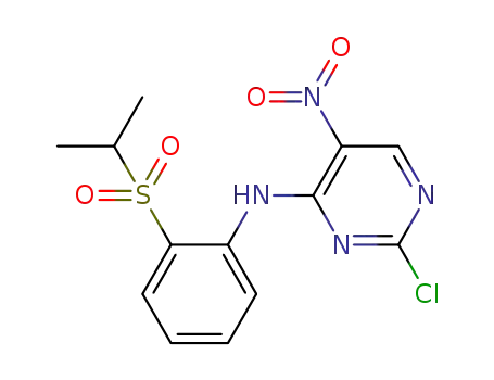 2-chloro-4-[2-(propane-2-sulfonyl)phenylamino]-5-nitropyrimidine
